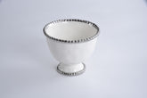 Salerno Small Footed Bowl - Silver